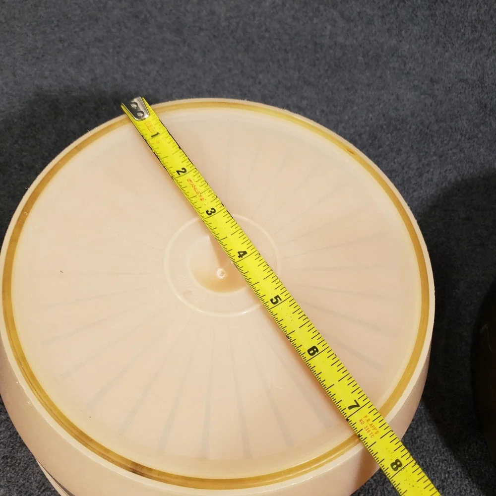 Triumph Salad Spinner Brown Vintage French Made Manual‎ Kitchen Tool 9 in Wide